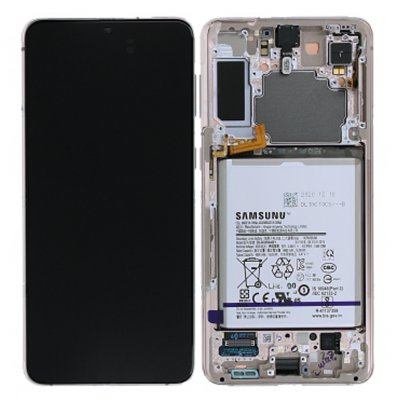 samsung galaxy s21+ violett oled display original reservdel