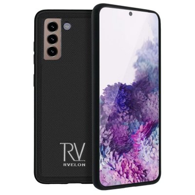 skal för rvelon galaxy s21 läderfodral tpu