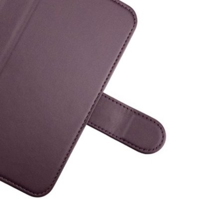 Samsung Galaxy S22 Magnet Plånboksfodral med Kortfack och Sidofack Mörklila
