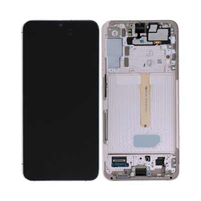 Samsung Galaxy S22 Plus Skärm med LCD Display Original Rosa Guld