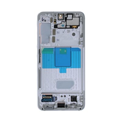 Samsung Galaxy S22 Skärm med LCD Display Original Vit Cream Blå