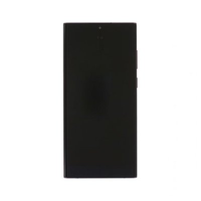 Samsung Galaxy S22 Ultra S908B Skärm med LCD Display Original Burgundy GH82-27488B