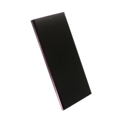 Samsung Galaxy S22 Ultra S908B Skärm med LCD Display Original Burgundy GH82-27488B