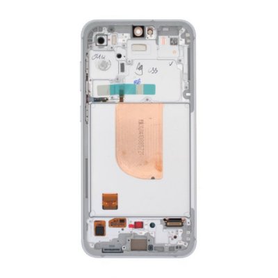 Samsung Galaxy S23 FE Display med LCD Skärm Original Vit
