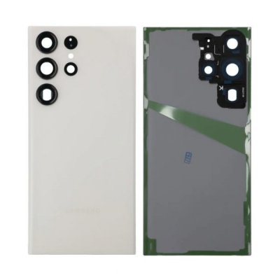 Samsung Galaxy S23 Ultra OEM Ersättningsbaksida Reservdel Vit