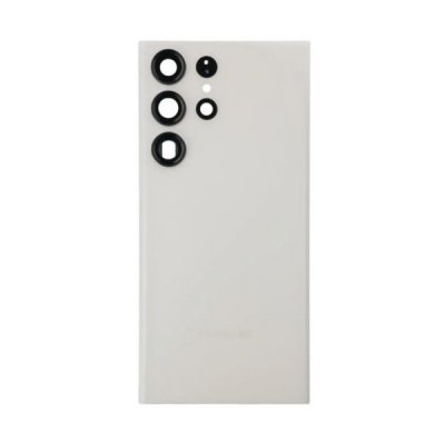 Samsung Galaxy S23 Ultra OEM Ersättningsbaksida Reservdel Vit