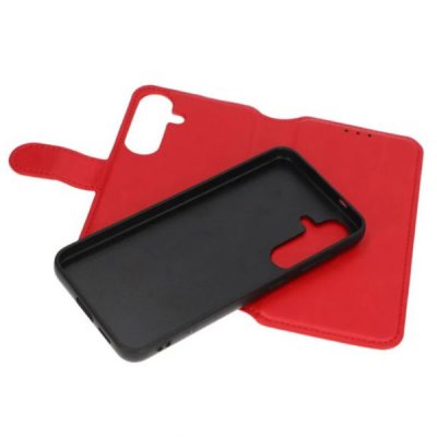 Samsung Galaxy S24 Plånboksfodral Magnet Rvelon Röd