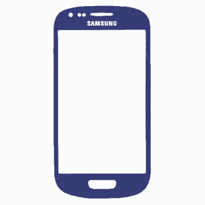 samsung galaxy s3 mini bla blue glas glass fram reservdel