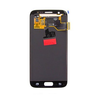samsung galaxy s7 sm-g930f lcd skärm GH97-18523C vid reparation reservdelsbyte original samsung service pack guld