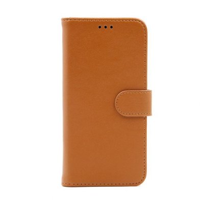 samsung galaxy s8 plånboksfodral genuint läder 3st kortfack 1st sidofack brun