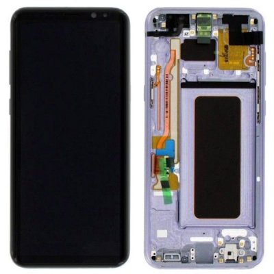 samsung galaxy s8 plus sm-g955 skärm display original violett