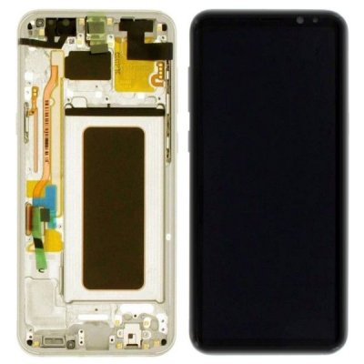 samsung galaxy s8 plus sm-g955 skärm display original guld