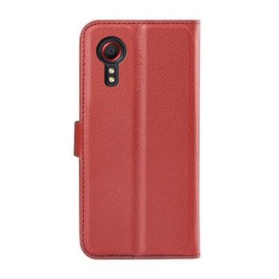 Samsung Galaxy XCover 7 Plånboksfodral med Stativ Brun