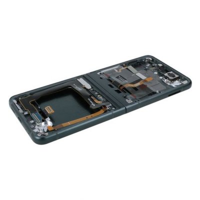 Samsung Galaxy Z Flip 3 5G 2021 Skärm med LCD Display Original Grön