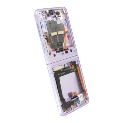 Samsung Galaxy Z Flip 3 5G 2021 Skärm med LCD Display Original Lavendel Lila