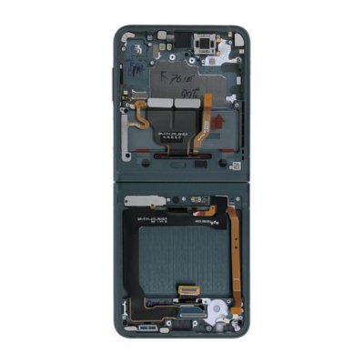 Samsung Galaxy Z Flip 3 5G 2021 Skärm med LCD Display Original Svart