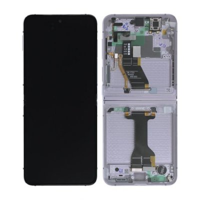 Samsung Galaxy Z Flip 5 Skärm med LCD Display Original Lavendel