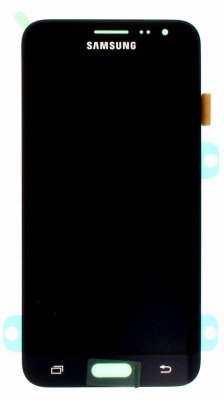 Samsung J3 2016 Komplett Skärm LCD & touch - Original - Svart