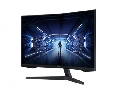 samsung odyssey 27 tum böjd led skärm 2560x1440 wqhd 144hz