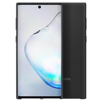 samsung galaxy note 10 silicone cover silikon skal silikonskal svart black