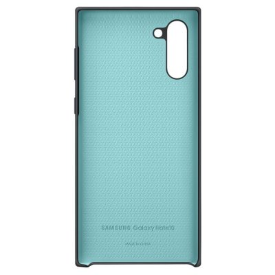 samsung galaxy note 10 silicone cover silikon skal silikonskal svart black