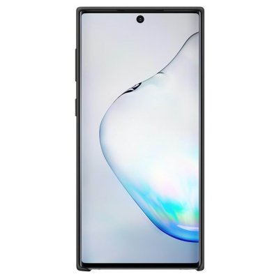 samsung galaxy note 10 silicone cover silikon skal silikonskal svart black
