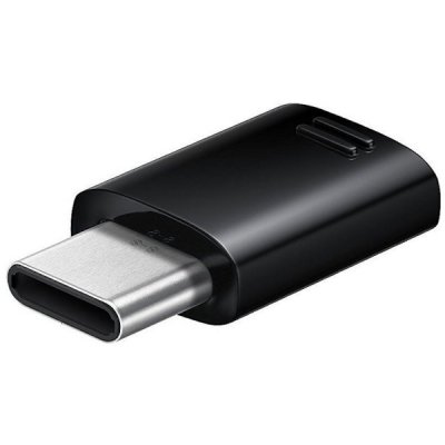 Samsung Original Micro-USB till USB-C Adapter Svart GH96-11381A
