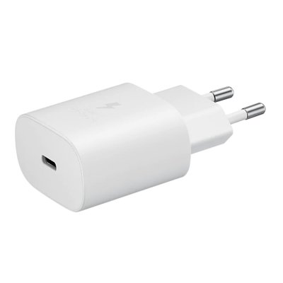 samsung usb-c snabb laddare super supersnabbladdare fast charging adapter vit white