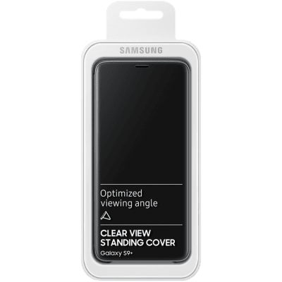 SAMSUNG CLEAR VIEW STANDING COVER GALAXY S9 PLUS BLACK EF-ZG965CBEGWW