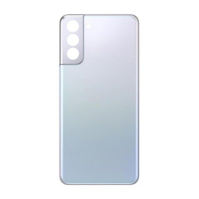 Samsung Galaxy S21 Plus 5G SM G996B Baksida Original OEM med Bakkameraglas och Adhesive tejp Silver