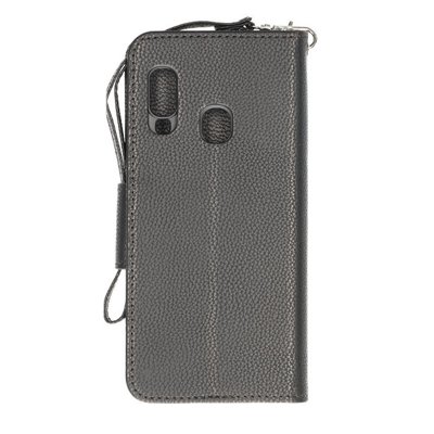 Samsung Galaxy A40 Plånboksfodral med Stativ Svart