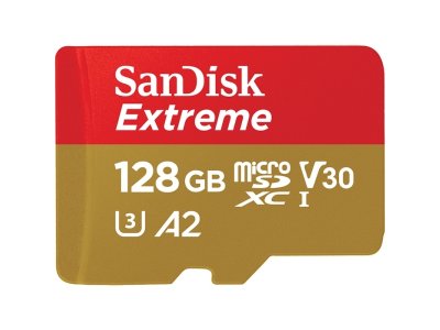 Sandisk Extreme microSDXC 128GB 4K kort