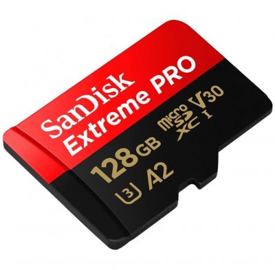 Sandisk Extreme Pro 128GB MicroSDXC V30 U3 4K 170 MB/s