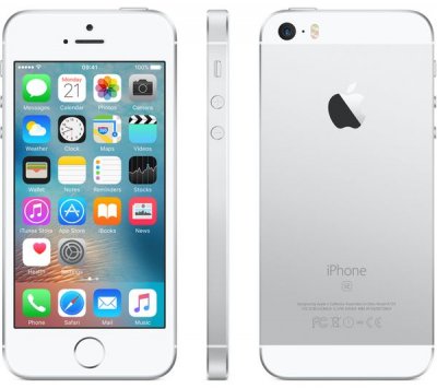Billig iPhone SE 16GB Silver olåst