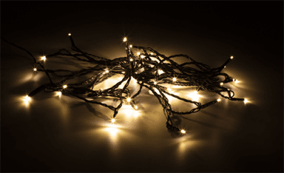 Deltaco Smart Home Wifi ljusslinga, inomhus/utomhus, varmvit, 40-LED dioder, IP-44, 5 m.