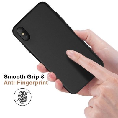 Silikon skal till iphone X/XS - Svart
