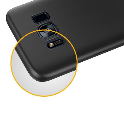 Mjukt TPU-Silikon skal till Samsung Galaxy S8- Svart