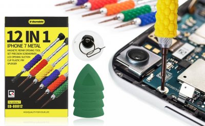 Skruvmejselkit för iPhone X, iPhone 8, 8 Plus, 7, 7 Plus, 6S, 6S Plus, 6, SE, 5S, 5C, 5, 4, Macbook och andra elektroniska enhet