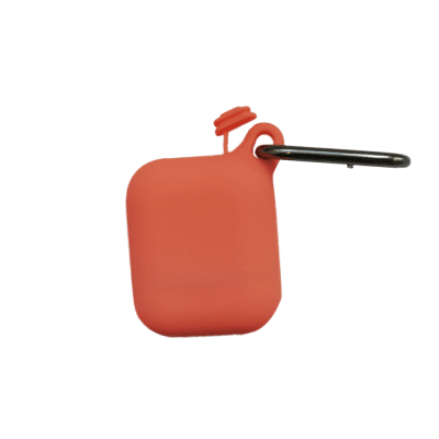 airpod vattentät silikon behållare skydd orange