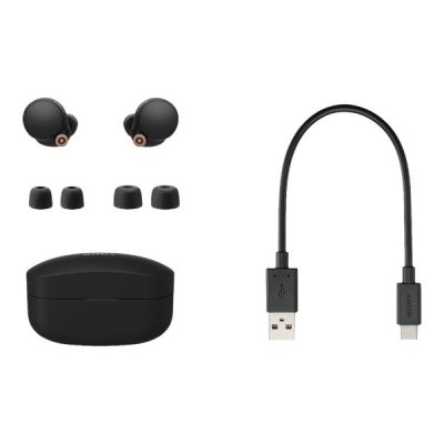 Sony WF-1000XM4 True Wireless Bluetooth Hörlurar - Svart