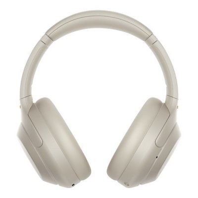 sony wh-1000xm4 hörlurar med mikrofon wireless kabelansluten nfc aktiv brusradering silver
