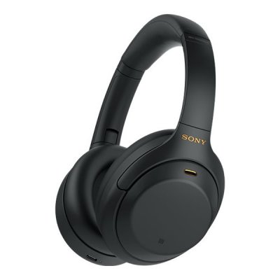 sony wh-1000xm4 trådlösa hörlurar med mikrofon svart[1]