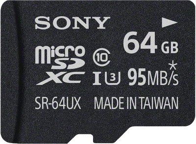 Sony microSDXC 64GB Class 10 UHS-I 3 95MB/s + adapter