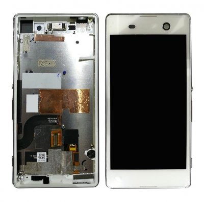 Sony Xperia M5 LCD Display med ram