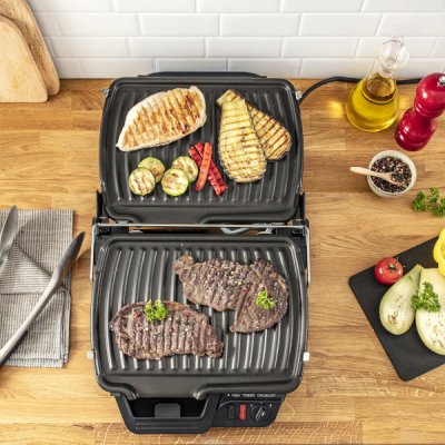 Tefal Ultra Compact Classic Grill Svart Titanium