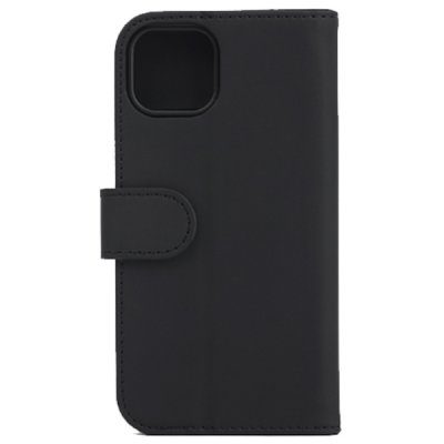 tolerate wallet case konstgjort läder tpu plånboksfodral iphone 14 plus svart
