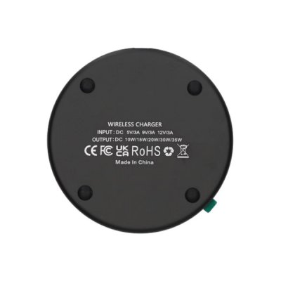 Trådlös Laddare 15W Aluminum Svart