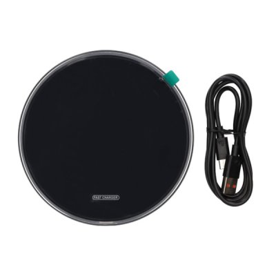 Trådlös Laddare 15W Aluminum Svart