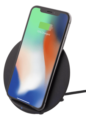DELTACO Trådlös Laddare för iPhone och Android, 5W, QI-certifierad - Svart