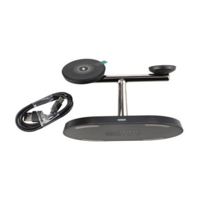 Trådlös Smart 3-i-1 Laddstation med USB-C